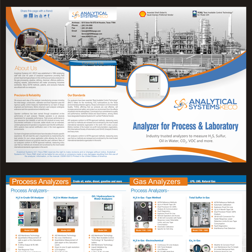 Create engaging product brochure that showcases our oil & gas products Design by Prima Nur Isditira