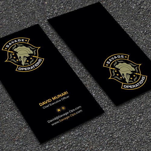 Business Card & Letterhead for Armed Security Agency Design by ™SF_Design™