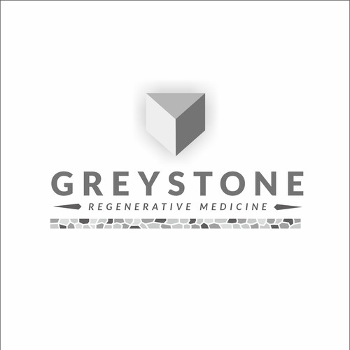 I like the lettering of Greystone here.  And then below Greystone a grey, stone-like structure with mortar or joints in  Design von anoadesigner