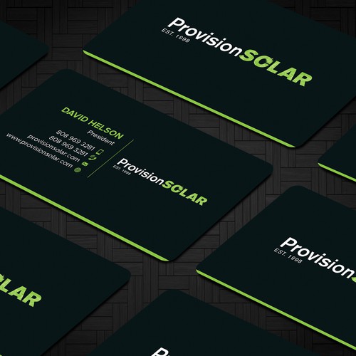 Solar Business Cards Design by Design"Glory"