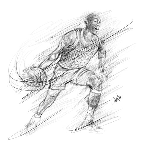 silhouette of an athlete Design by dsgrt.