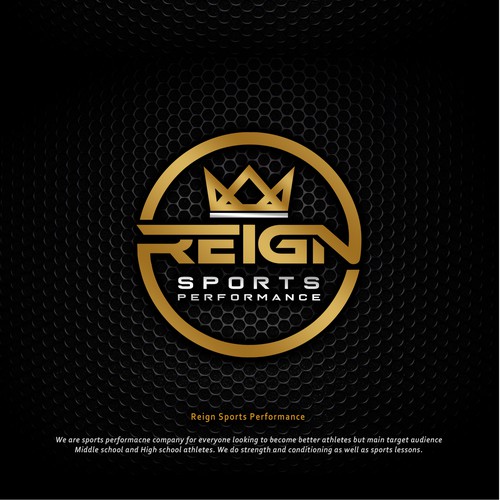 Take the Throne for our Reign Sports Performance logo. | Logo design ...