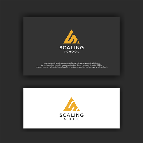 Design A Logo + Brand Guide For The "Scaling School" Design by Nirlinadi