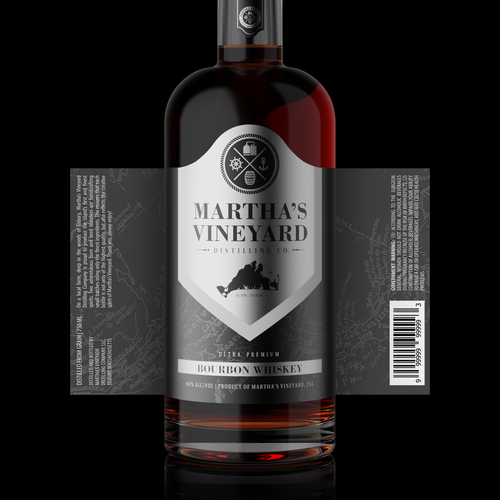 New bourbon bottle label Design by Kirill D.