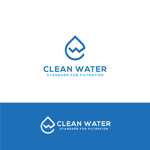 Simple Clean Logo for Water Filtration Company Design by #Kaylee#