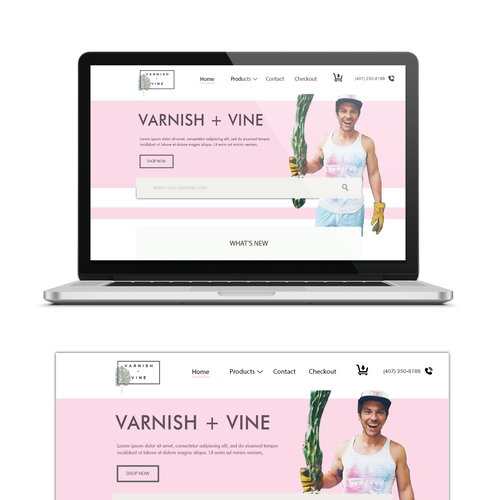 Proposition sur un concours de Design de page web, réalisée par indrakusuma7d