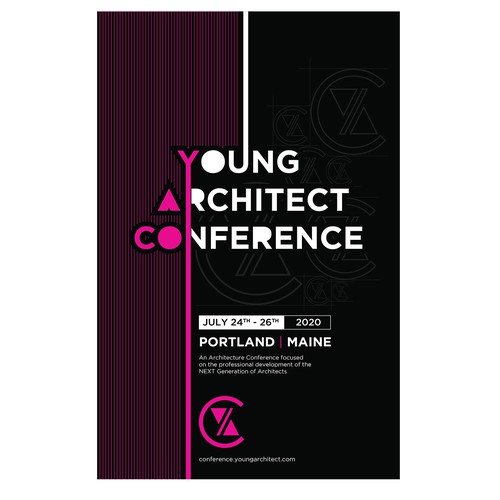 Poster Design for Millennial Architecture Conference Design by _Blue_