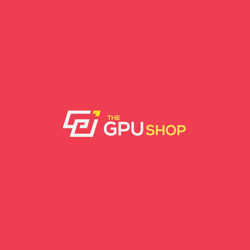 Create a futuristic logo for "The GPU Shop" Design by Hamza Houkad