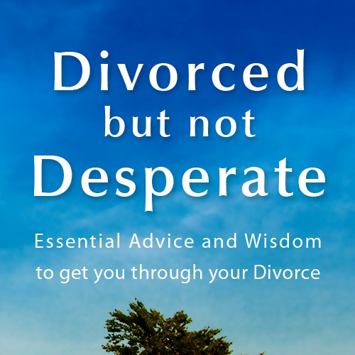 book or magazine cover for Divorced But Not Desperate Diseño de pixeLwurx