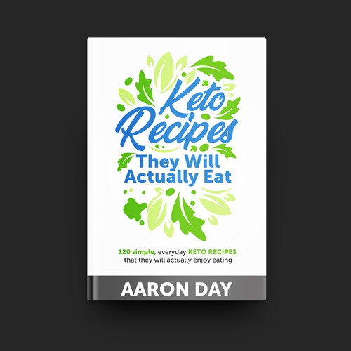 Design Healthy Ketogenic Recipe Book Cover Design by DZINEstudio™