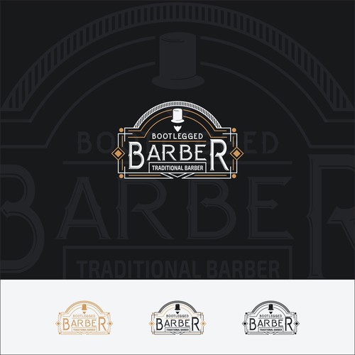 Traditional Barber shop logo Design by Dinata46