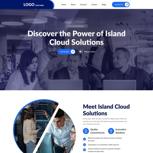 Web page design contest entry by WebNest™