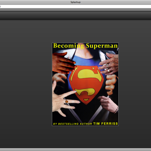 "Becoming Superhuman" Book Cover Réalisé par Jboychuk