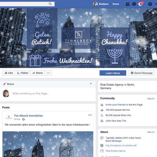 Facebook cover contest entry by Samodiva