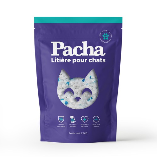 Cat Litter startup Minimalistic packaging - Contest Design by Nubia Design