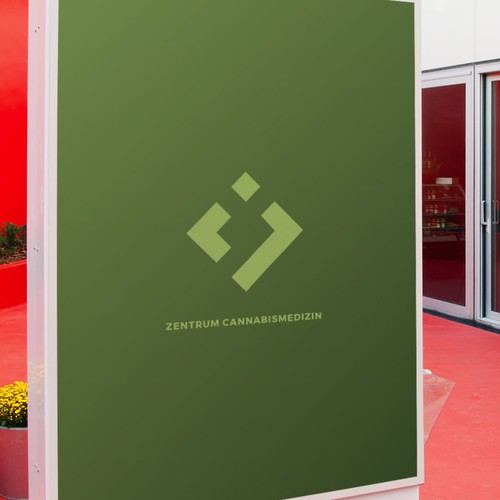 Quadratisches abstraktes Logo für ein neues Zentrum für Cannabismedizin-ontwerp door mediterrà ||||