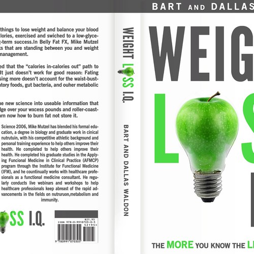 Design a creative and simple cover for weight loss book Design by Milica M.