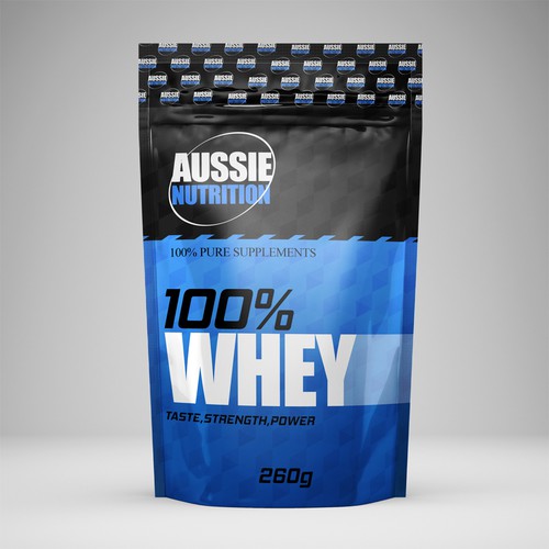 Aussie Nutrition supplement range needs new packaging! Design by Emir Aličić