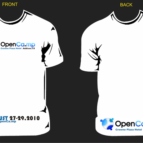 1,000 OpenCamp Blog-stars Will Wear YOUR T-Shirt Design! Design por mahaoke