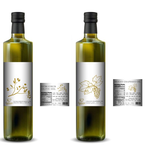 Epicure Olive Oil label Design | Product label contest