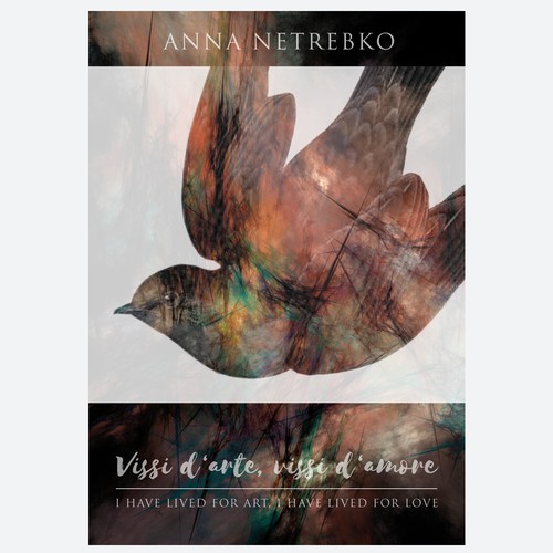 Illustrate a key visual to promote Anna Netrebko’s new album Réalisé par MKaufhold