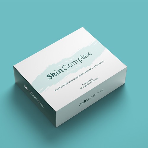 Box design for a advanced skin care supplement Design by ibrhmglbs