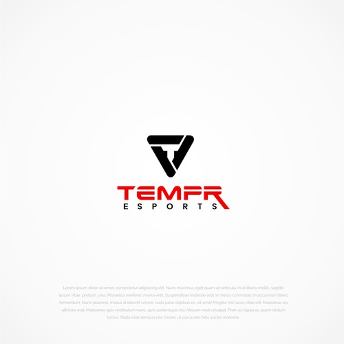 Logo for TEMPR Esports Design by R.one