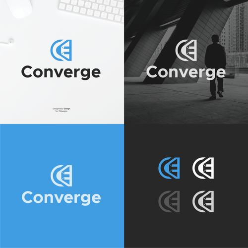 Logo for Converge event Design by casign