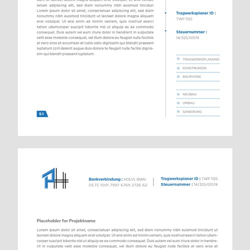 Word Template 2 Pages, PH Structural Engineering Design by Budiarto ™