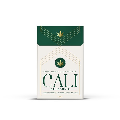 Hemp Cigarette Pack Preliminary Design Design by SRAA