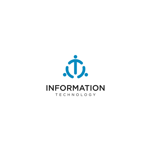 People-Centered Information Technology Logo Design by buckee