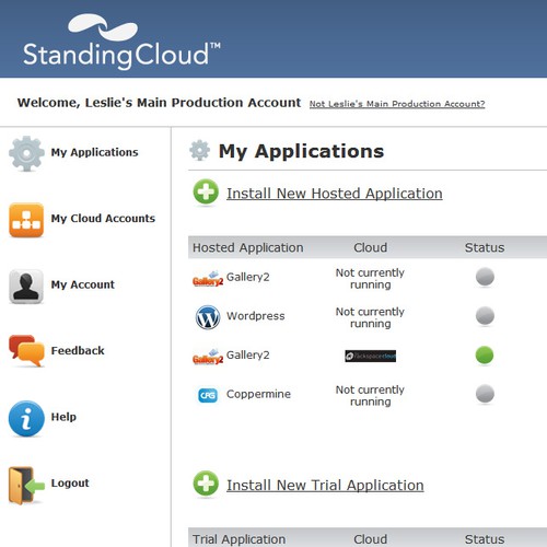 Papyrus strikes again!  Create a NEW LOGO for Standing Cloud. Ontwerp door mapps
