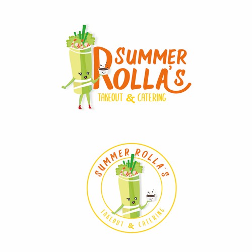 Looking for creative Mascot Logo design for Takeout & Catering Service Design by LippoDesign