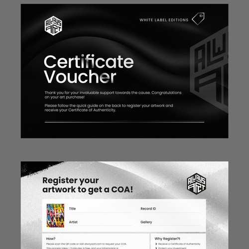 Certificate Voucher Design por Black-Pepper