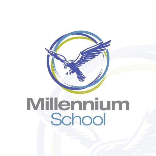 Falcon School Logo Design by 262_kento