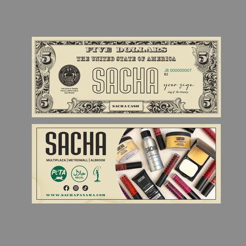 Sacha Cash Design by Krishna Arts