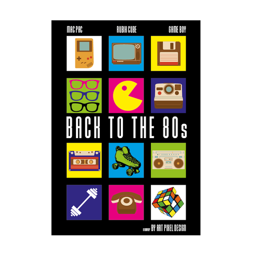 ArtPixelさんのCreate your own ‘80s-inspired movie poster!デザイン