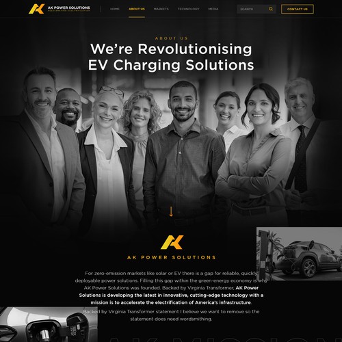 We Need A sharp smart looking Website for a New Energy Company Design by Jasmin_A (AMPLE)