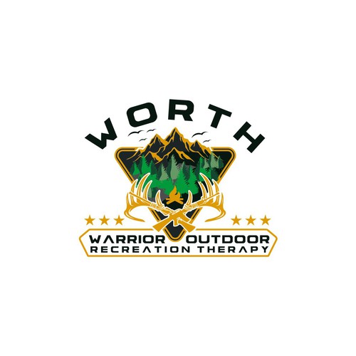 Warrior Outdoor Recreation Therapy - WORTH Logo Design Contest Design por Maniacc_Design