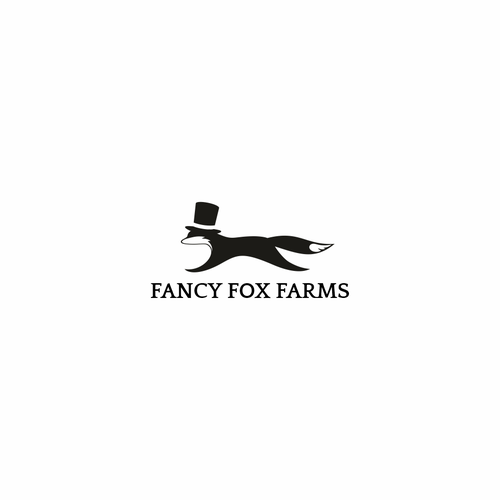 The fancy fox who runs around our farm wants to be our new logo! Diseño de Ok Lis