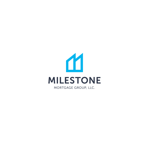 Milestone Mortgage Logo Design by Alex Kotenko