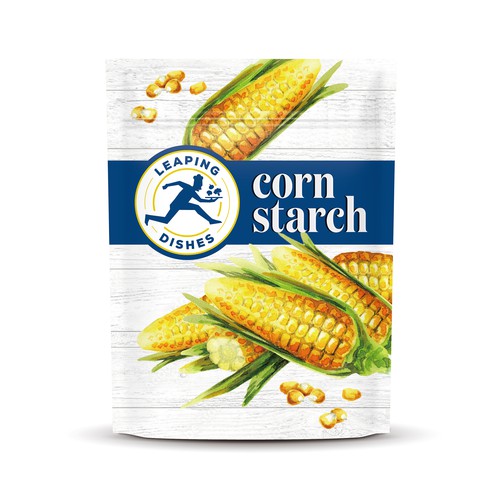 Need a BOLD DESIGN FOR CORN STARCH IN RESEALABLE BAG Design by 3311design