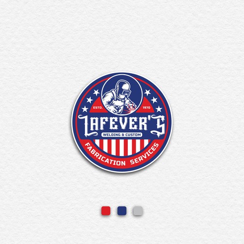 Create new logo for Lafever’s Welding and Custom Fabrication Design by Robosign