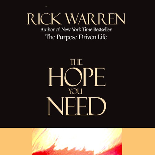 Design Rick Warren's New Book Cover Réalisé par Nelinda Art