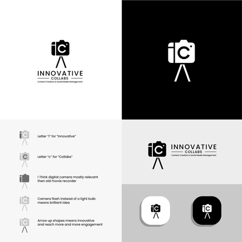 Logo for a Content Creation & Social Media Management Agency Design by Leo Sugali