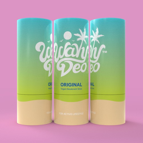 Design creative product packaging for an up and coming deodorant brand! Design by baugaus