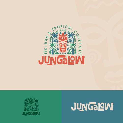 JUNGALOW (BAR) - Where tiki meets jungle chic...Jungle vibes, tiki spirits Design by Studio Burrows