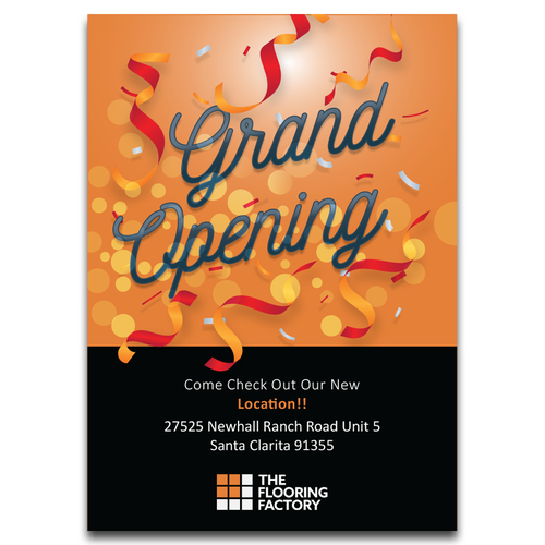 Grand Opening Flyer Design by AbhisheCreatives