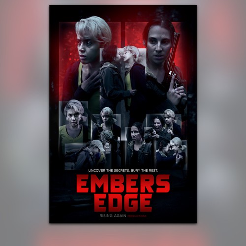 EMBERS EDGE - Captivating Movie Poster for our Thriller / Suspense / Drama Design by tusiah