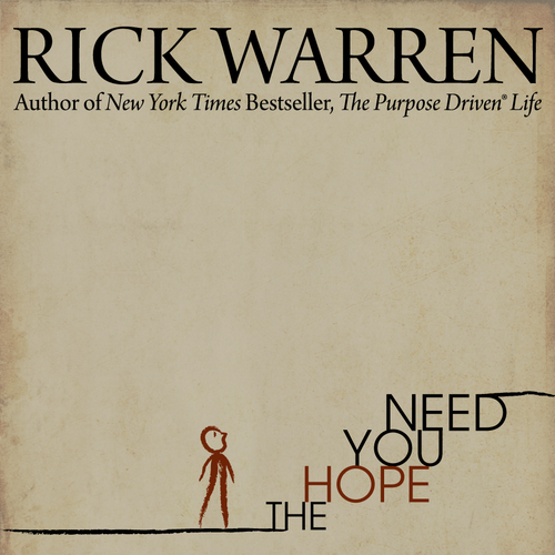 Design Rick Warren's New Book Cover Réalisé par Steve Hill